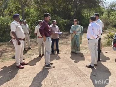 ಚಿಟಗುಪ್ಪ: ಚಾಂಗ್ಲೇರಾದಲ್ಲಿ ವಿದ್ಯುತ್ ಸ್ಟೇಷನ್ ಸ್ಥಾಪನೆ ಹಿನ್ನೆಲೆ ಸ್ಥಳಕ್ಕೆ ಭೇಟಿನೀಡಿ ಪರಿಶೀಲಿಸಿದ ಜಿಲ್ಲಾಧಿಕಾರಿ ಶಿಲ್ಪಾ ಶರ್ಮಾ