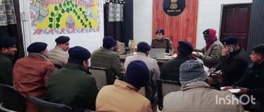 बेनीपट्टी: बेनीपट्टी अनुमंडल पुलिस पदाधिकारी ने सभी थानाध्यक्षों के साथ की क्राइम मीटिंग