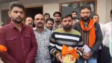 चांद: चांद नगर में हिंदू संगठनों ने अक्षत कलश एकत्र कर हिंदू सम्मेलन की तैयारी शुरू की