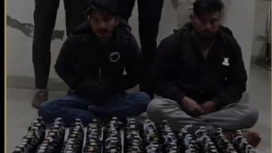 ધંધુકા: વિદેશી દારૂની પ્લાસ્ટિકની નાની બોટલો નંગ 110 સાથે બે ઈસમોને ઝડપી પાડતી ધોલેરા પોલીસ