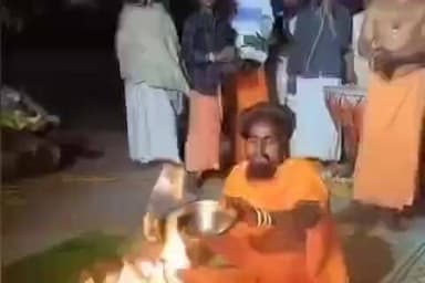 उदयपुरा: संत सेवानंद दादा जी ग्राम मढ़ी पहुंचे, मां नर्मदा परिक्रमा कर रहे हैं, भक्तों ने दी जानकारी