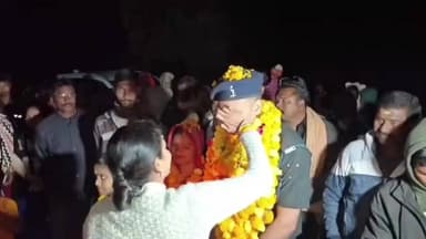 फरसाबहार: लवाकेरा के जड़ामाल गांव में सेना से सेवानिवृत्त भरत सिंह का भव्य स्वागत किया गया