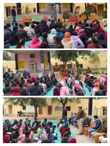 सड़क सुरक्षा अभियान के तहत पुलिस थाना बैजूपाड़ा द्वारा राजकीय सीनियर सेकेंडरी विद्यालय बालाहेड़ा में अध्ययनरत छात्र-छात्राओं को यातायात नियमों की जानकारी दी गई। बच्चों को अपने परिवारजनों को दुपहिया वाहन चलाते समय हेलमेट पहनने तथा चौपहिया वा