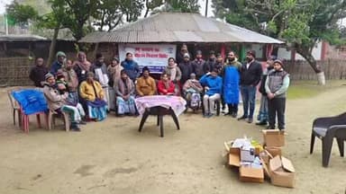 पोठिया: कटहलडांगी कोलथा में पशु कल्याण व बांझपन निवारण शिविर का आयोजन