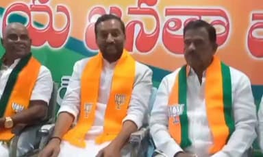 టేక్మల్: నర్సాపూర్ లో మెదక్ ఎంపీ రఘునందన్ రావు ప్రెస్ మీట్