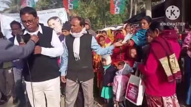 কাঁথি ৩: কুমিরদা গ্ৰাম পঞ্চায়েতের কুমিরদা সংসদে একটি ঢালাই চাথালের উদ্বোধন করলেন পঞ্চায়েত সমিতির সভাপতি বিকাশ চন্দ্র বেজ