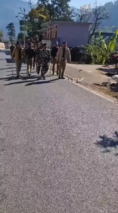 धारचूला: अंतर्राष्ट्रीय सीमा पर पिथौरागढ़ पुलिस ने कड़ी चौकसी बरती