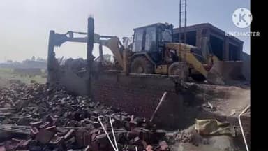 खरखौदा: खरखौदा क्षेत्र में अवैध कॉलोनियों को किया गया ध्वस्त