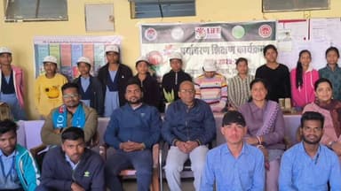 नारायणगंज: नारायणगंज कॉलेज के विद्यार्थियों ने बनाई बांस की जल चक्की, शासकीय महाविद्यालय में शिल्प प्रदर्शनी का आयोजन