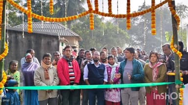 খণ্ডঘোষ: খণ্ডঘোষের শাখারী ২অংঞ্চল এলাকায় পথশ্রী রাস্তার উদ্বোধন করতে গেলেন বিধায়ক