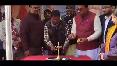 बिरनी: स्वास्थ्य मेला चर्चा का विषय, बिरनी सीएचसी में कर्मियों का काला बिल्ला लगाकर प्रदर्शन