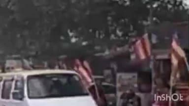 मोहम्मदी: मोहम्मदी में आज निकली ध्वज यात्रा