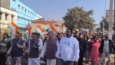 আউশগ্রাম ১: তৃণমূলের সহযোগী সংস্থা I-PAC অফিসে ED-র হানার প্রতিবাদে আউশগ্রামের বননবগ্রাম ও উক্তায় মিছিল, বিক্ষোভে দলের নেতাকর্মীরা