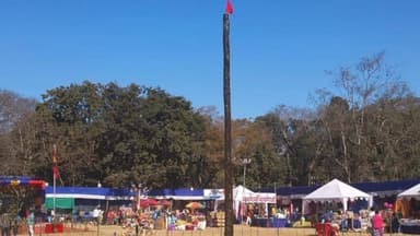 नामकुम: जैप वन ग्राउंड में आयोजित चार दिवसीय आनंद मेले का समापन हुआ