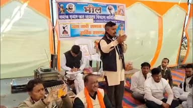 मनोहरथाना: लाडपुरा चोराहे पर भील समाज की बैठक में समाज सुधार को लेकर लिए गए कई निर्णय