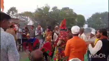 शाहगढ़: दलपतपुर में निकली भव्य शोभायात्रा, भागवत कथा का हुआ आयोजन