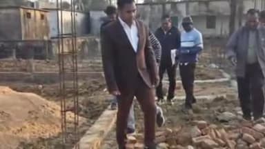 मानपुर: जनपद पंचायत मानपुर की ग्राम पंचायतों में निर्माण कार्यों का सीईओ ने किया निरीक्षण, दिए निर्देश