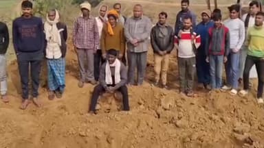 सनहौला: पाठक डीह जोला में चेक डंप निर्माण कार्य का विवाद जारी, ग्रामीणों का लगातार विरोध