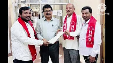 మందమర్రి: అధికారిక సమావేశాలకు అన్ని సంఘాలను ఆహ్వానించాలి: హెచ్ ఎం ఎస్ మందమరి ఏరియా ఉపాధ్యక్షులు విజయ్ కుమార్