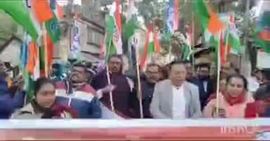 জগৎবল্লভপুর: জগৎবল্লভপুর তৃণমূল কংগ্রেসের পক্ষ থেকে প্রতিবাদ মিছিল উপস্থিত বিধায়ক
