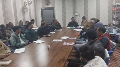 टिब्बी: टिब्बी में गणतंत्र दिवस समारोह की तैयारियों को लेकर आयोजित की गई बैठक