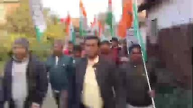 মথুরাপুর ২: কেন্দ্রীয় হস্তক্ষেপের প্রতিবাদে তৃণমূল কংগ্রেসের কর্মী সমর্থকদের প্রতিবাদ মিছিল কাশীনগরে