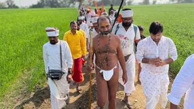 खातेगांव: नेमावर से दादा गुरु नर्मदा बेल्ट के गांवों से होते हुए छिपेनेर नर्मदा तट पर पहुंचे