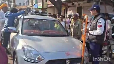 पेटलावद: पेटलावद में आरटीओ का दौरा, वाहनों पर हुई कार्रवाई