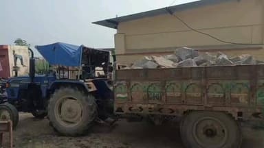 टांटोटी: अवैध खनन और परिवहन के खिलाफ एक्शन मोड में पुलिस, सराना थाना पुलिस ने चिनाई पत्थर से भरी ट्रैक्टर-ट्रॉली की जब्ती