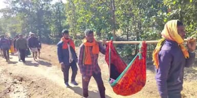 चिनिया: चिनीयां में जंगली हाथियों ने महिला को कुचला, सड़क न होने से हुई परेशानी, सिस्टम की नाकामी से कंधों पर उठी लाश