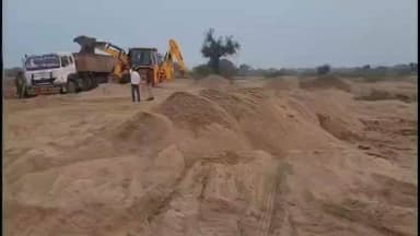 सावर: सावर खनन विभाग और पुलिस टीम ने थाना क्षेत्र में सरकारी भूमि पर एकत्रित अवैध बजरी स्टॉक को किया सीज