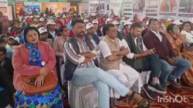 लोहावट: फलोदी में केन्द्रीय संचार ब्यूरो की वदें मात्रम/150 वर्ष, 'विकसित भारत: अन्नदाता का मान, श्रम-शक्ति का सम्मान'