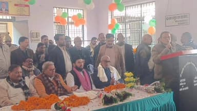 निज़ामाबाद: निजामाबाद में बार एसोसिएशन के नवनिर्वाचित पदाधिकारियों का शपथ ग्रहण समारोह सम्पन्न हुआ