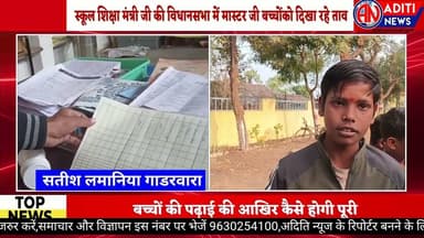 Gadarwara सीरेगांव हाईस्कूल के अधिकांश मास्टर नदारद,आप भी सुनिए छात्रों से क्या कहते हैं मास्टर जी