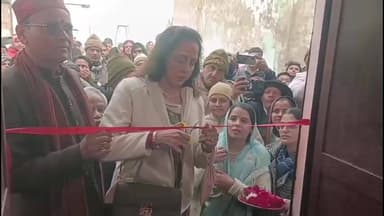 गोवर्धन: ड्रीम गर्ल सांसद हेमा मालिनी ने बारात घर और यूपी के पहले ड्रीम स्टूडियो का किया उद्घाटन