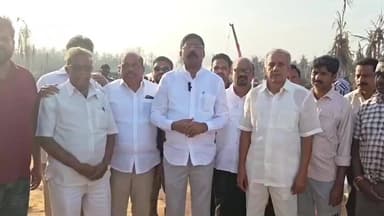 ఓఎన్జీసీ అధికారుల నిర్లక్ష్యంతోనే కోనసీమలో ప్రమాదాలు: ఇరుసుమండలో సిడబ్ల్యుసి సభ్యులు గిడుగు రుద్రరాజు