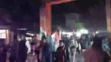 মাথাভাঙা ২: পারাডুবি সংলগ্ন এলাকায় প্রতিবাদ মিছিল করল তৃণমূল কংগ্রেস