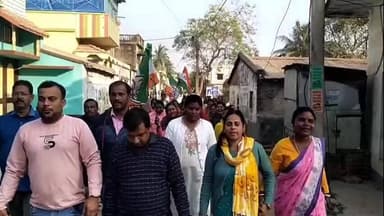 আউশগ্রাম ১: আউশগ্রামের গুসকরা-২ অঞ্চলে উন্নয়নের পাঁচালির জোরদার প্রচার চালানো হল, ১৫ বছরের খতিয়ান তুলে ধরলেন ব্লক সভাপতি