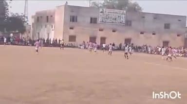 मांगरौल: बावड़ी ग्राउंड मांगरोल में फुटबॉल प्रतियोगिता में चार मैच हुए, बड़ी संख्या में दर्शक पहुंचे