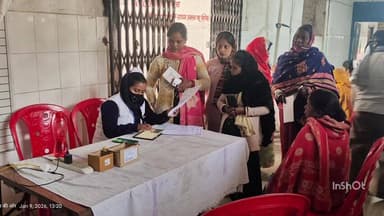 रजौली: पीएम सुरक्षित मातृत्व शिविर में 168 गर्भवती महिलाओं की हुई जांच