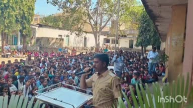 अहमदपूर: व्यसनांपासून दूर राहून विद्यार्थ्यांनी ध्येय साध्य करावे: उपविभागीय पोलीस अधिकारी अरविंद रायबोले
