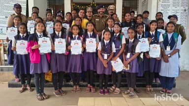 नागभिर: नागभीड पोलीस स्टेशन येथे पोलीस सप्ताह दिनानिमित्त रक्तदान शिबिर व रांगोळी स्पर्धेचे आयोजन