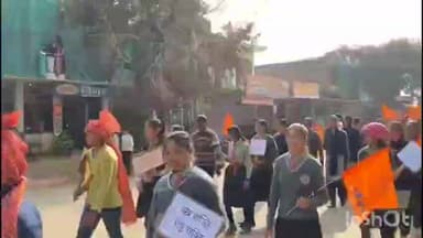 पोहरी: पोहरी में एबीवीपी ने स्वामी विवेकानंद संदेश यात्रा निकालकर कॉलेज ग्राउंड में किया मंचीय कार्यक्रम आयोजित