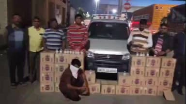 शिरपूर: शिरपूरमध्ये अवैध तस्करी रोखली; हाडाखेड सीमेवर कारसह देशी दारूचा मोठा साठा हस्तगत