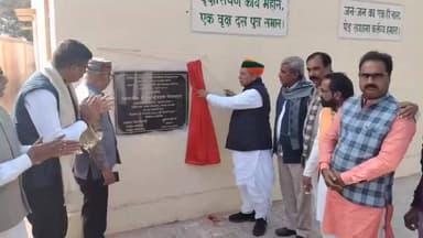 नोखा: केंद्रीय मंत्री अर्जुन राम मेघवाल ने जेगला में विकास कार्यों का किया लोकार्पण