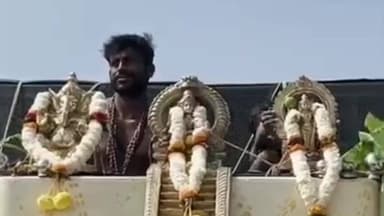 ಕೊಪ್ಪಳ: ಚಿಲಕಮುಖಿ ಗ್ರಾಮದ ಅಯ್ಯಪ್ಪ ಸ್ವಾಮಿ ಪೂಜಾ ಕಾರ್ಯಕ್ರಮದಲ್ಲಿ ಬಿಜೆಪಿ ಮುಖಂಡ ಸಂಗಮೇಶ ಸುಗ್ರೀವ ಭಾಗಿ