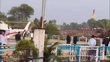 বনগাঁ: আজ অভিষেক বন্দ্যোপাধ্যায় হেলিকপ্টারে করে বনগাঁ নেমে সড়ক পথে রওনা দেয়