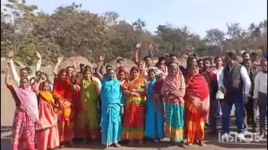 चन्द्रपुरा: सिजुवा ग्रामीण विकास समिति के बैनर तले दामोदा कोलियरी में उत्पादन कार्य दूसरे दिन भी ठप रहा