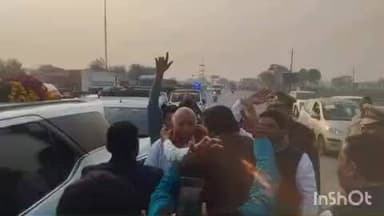 जसराना: अंतर्राष्ट्रीय हिंदू परिषद के राष्ट्रीय अध्यक्ष का टूंडला टोल प्लाजा पर स्वागत किया गया