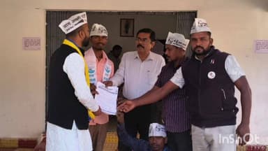 दरभा: दरभा पंचायत के गांवों में भीषण जल संकट को लेकर आम आदमी पार्टी ने एसडीएम को सौंपा ज्ञापन